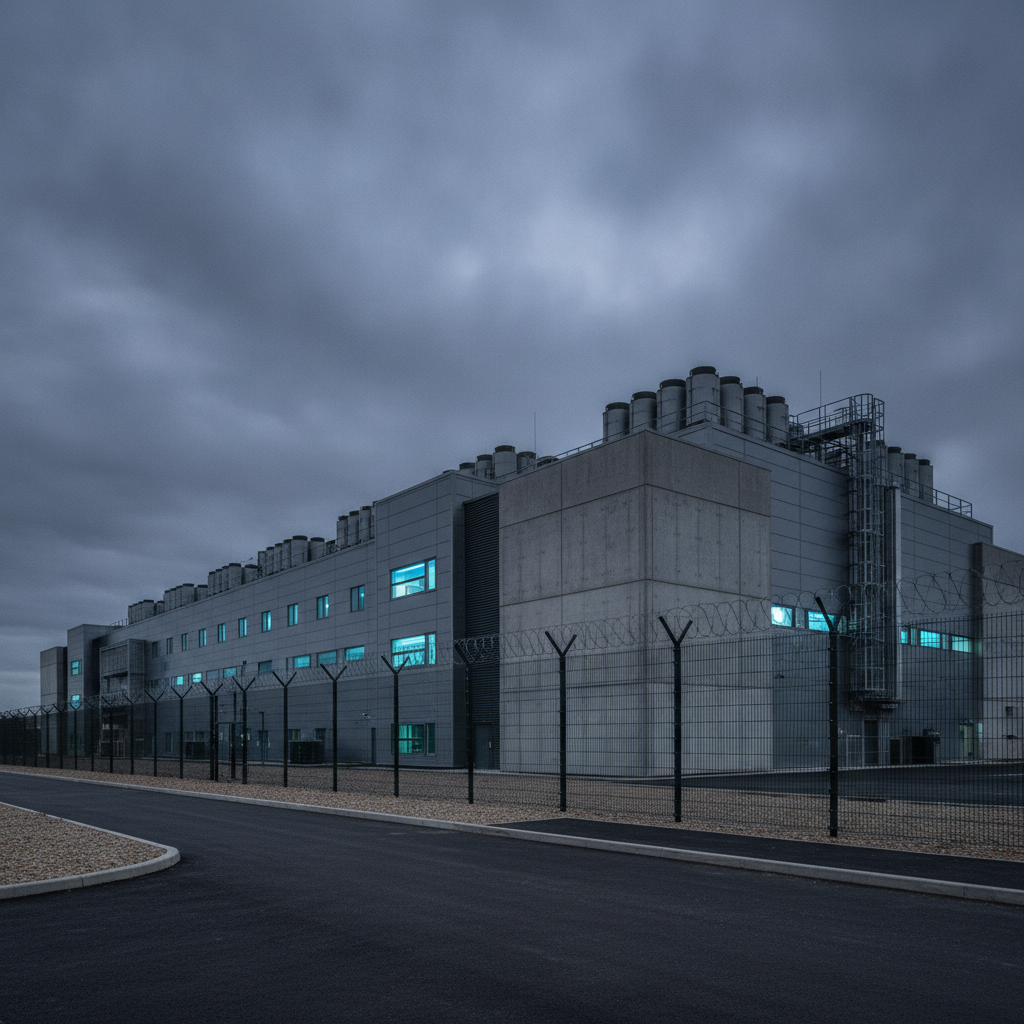 Data-centre building exterior